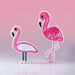 Flamingo Embroidered Iron-On Patches