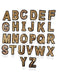 Bronze Sequin 4.9cm Iron On Patch Letters