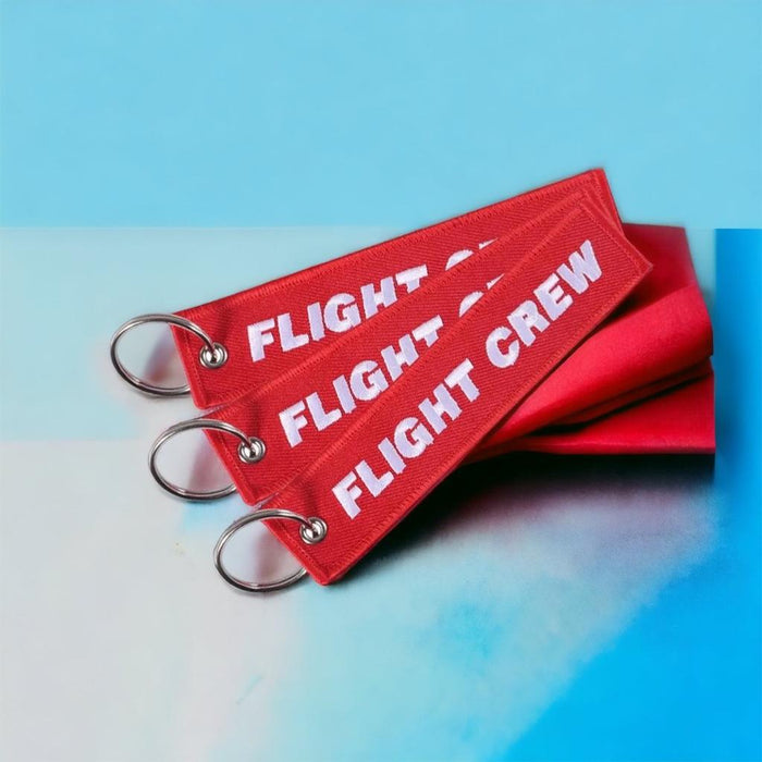 Flight Crew Luggage Tag Motorbike Keyrings