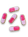 Pill Embroidered 2.5cm Iron-On Patch