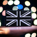 Union Jack GB Black Flag 8cm Embroidered Patch