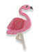 Flamingo Rhinestone Iron-On Patches