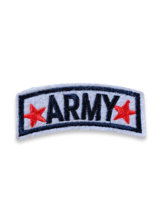 Army Embroidered 9.5cm Iron-On Patch