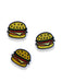 Burger Embroidered 5cm Iron-On Patch