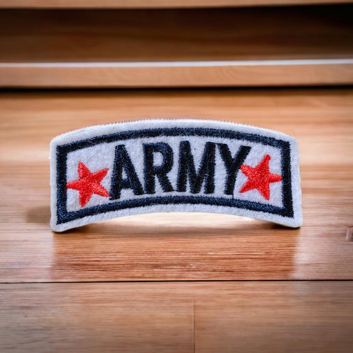 Army Embroidered 9.5cm Iron-On Patch