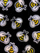 Honey bee 3.1cm embroidered iron on patches