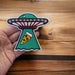 UFO Pizza Abduction Embroidered Iron-On Patch