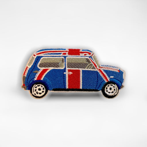 GB Flag Car Embroidered Iron-On Patch