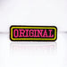 Original Neon Slogan Embroidered Iron-On Patch