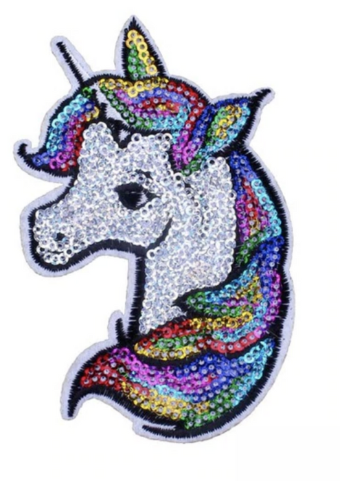 Unicorn Sparkle Sequin Iron On Patch