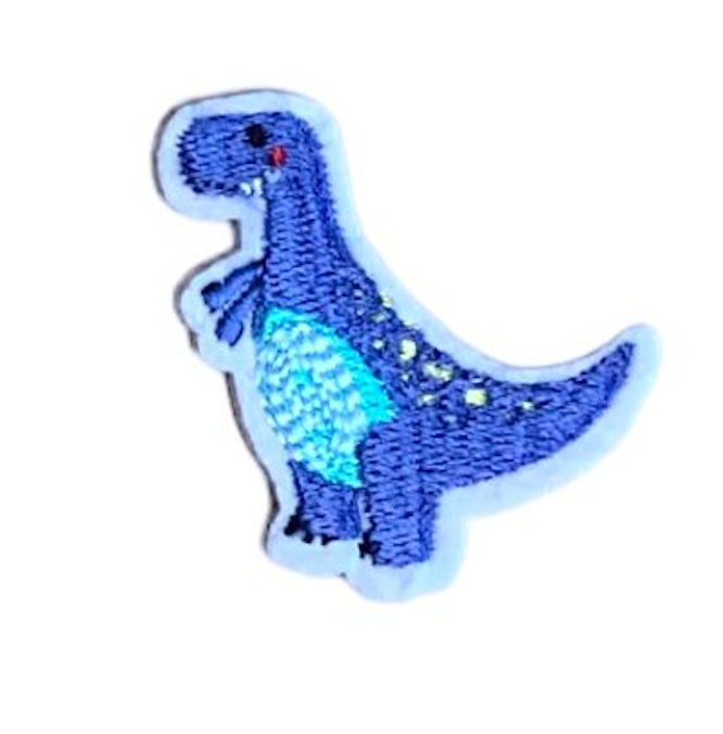 Mini Dinosaur Embroidered Iron-On Patches