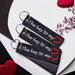 Key to My Heart Luggage Tag Motorbike Keyring