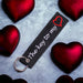 Key to My Heart Luggage Tag Motorbike Keyring