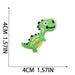 Dinosaur Jurassic Embroidered Iron-On Patch