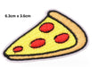 Pizza Slice Embroidered Iron-On Patche