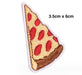 Pizza Slice Embroidered Iron-On Patche