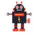 Robot Embroidered Iron-On Patch