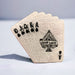 Royal Flush Spades Embroidered 7.5cm Iron-On Patch