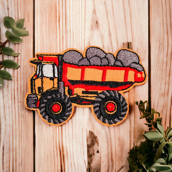 Truck / Lorry 7cm Embroidered Iron-On Patch