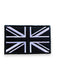 Union Jack GB Black Flag 8cm Embroidered Patch