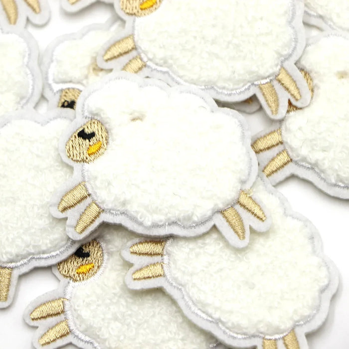 Sheep 5.1cm Chenille Iron-on Kids Patches