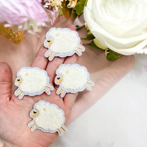 Sheep 5.1cm Chenille Iron-on Kids Patches