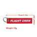 Flight Crew Luggage Tag Motorbike Keyrings