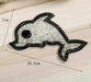 Dolphin Rhinestone Iron-On Patches