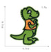 Dinosaur Jurassic Embroidered Iron-On Patch