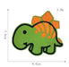 Dinosaur Jurassic Embroidered Iron-On Patch