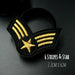 Military Themed Embroidered Iron-On Patch