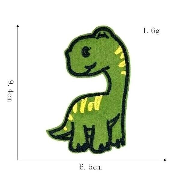 Dinosaur Jurassic Embroidered Iron-On Patch