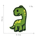 Dinosaur Jurassic Embroidered Iron-On Patch