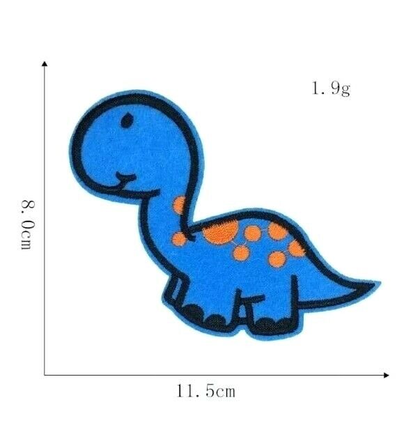 Dinosaur Jurassic Embroidered Iron-On Patch