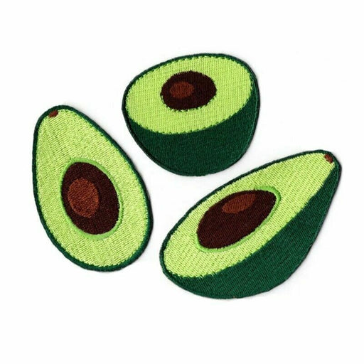 Avocado Embroidered 5.5cm Iron-On Patch