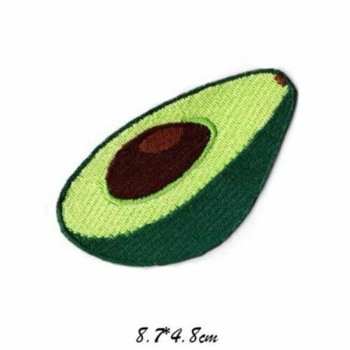 Avocado Embroidered 5.5cm Iron-On Patch