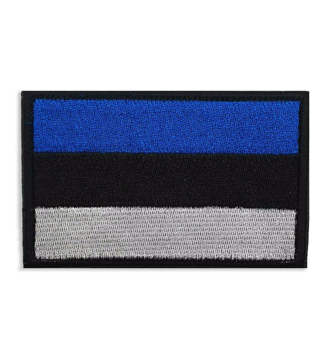 Estonia Flag Football 8cm Embroidered Patch