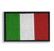 Italy Flag Football 8cm Embroidered Patch