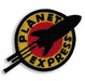 Planet Express Space Rocket Embroidered Iron-On Patch