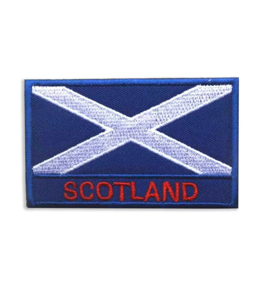 Scotland Flag Football 8cm Embroidered Patch