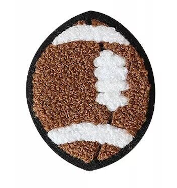 Sports Balls Chenille 6cm Iron-On Patches