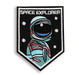 Space Explorer Astronaut Embroidered Iron-On Patch