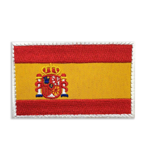 Spain Flag Football 8cm Embroidered Patch