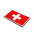 Switzerland Flag Football 8cm Embroidered Patch