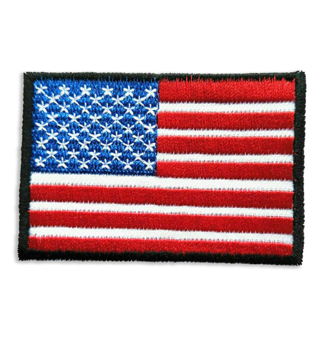 USA America Flag Football 8cm Embroidered Patch