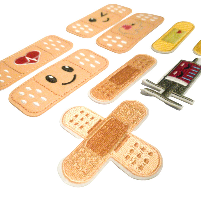 Plasters & Medical Embroidered Iron-On Patches