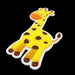  Giraffe  Large Chenille Kids Patches