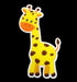  Giraffe  Chenille Kids Patches