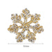 Snowflake Rhinestone 9.5cm Iron-On Patches