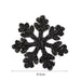 Snowflake Rhinestone 9.5cm Iron-On Patches